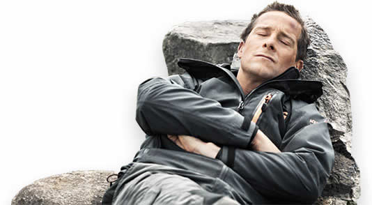 Video: See how Bear Grylls gets a good nights sleep