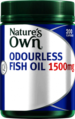 Nature’s Own Odourless Fish Oil 1500mg