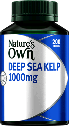 Deep Sea Kelp 1000mg Tablets - Nature's Own Australia