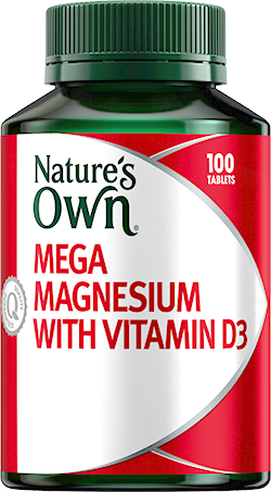Nature’s Own Mega Magnesium with Vitamin D3