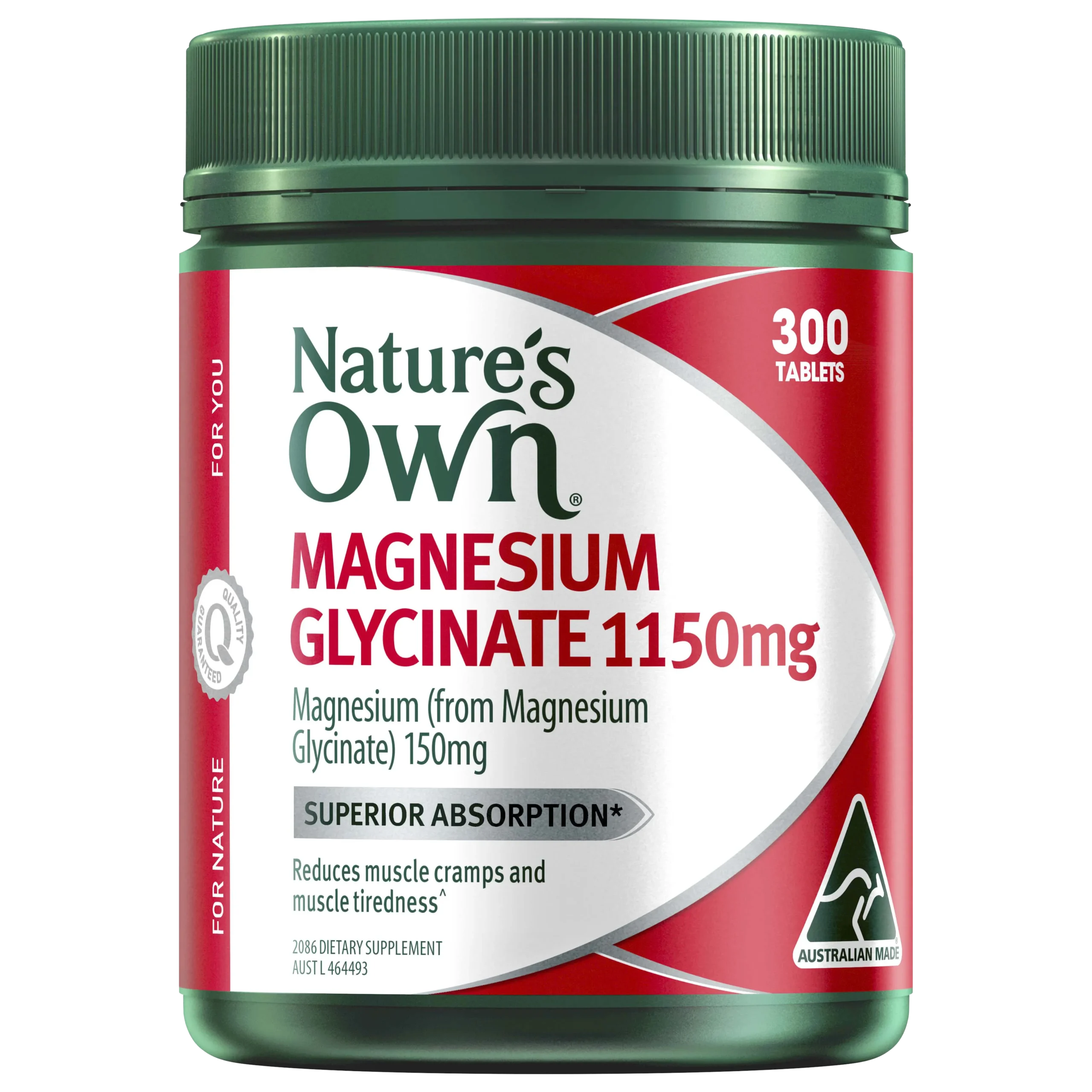 Magnesium Glycinate 1150mg 300 pack - Front