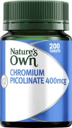 Nature’s Own Chromium Picolinate 400mcg