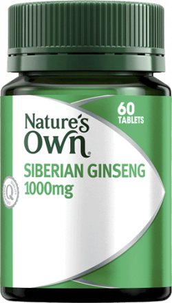 Nature’s Own Siberian Ginseng 1000mg